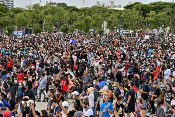 Manifestation pro-démocratie à   Bangkok, le 19 septembre 2020