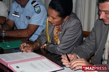 Saint-Paul - Signature d'un accord de partenariat entre la police municipale et la gendarmerie (Photo mairie de Saint-Paul)