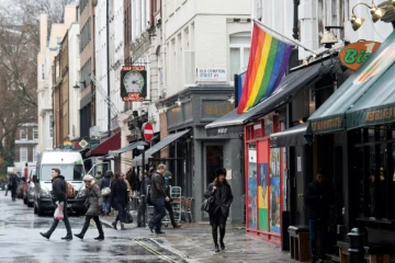 Vue sur une rue du Soho, à Londres, le 27 février 2017