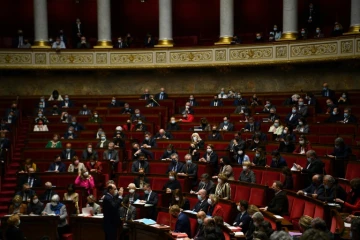 Jean Castex lors d'une session de questions au gouvernement à l'Assemblée nationale, à Paris le 4 janvier 2022