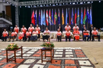Sommet du Forum des îles du Pacifique dans l'archipel des Tonga, à Nuku'alofa, le 26 août 2024