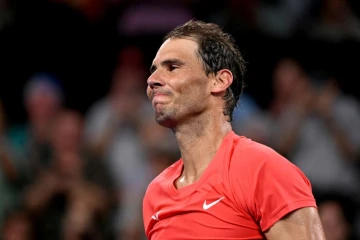 L'Espagnol Rafael Nadal lors du tournoi de Brisbane, le 4 janvier 2024