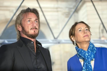 Sean Penn et Ségolène Royal le 1er novembre 2015 à Paris