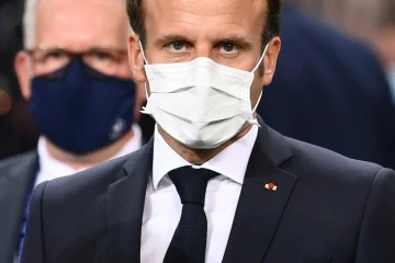 Le président Emmanuel Macron le 24 juillet 2020 au Stade de France à Saint-Denis 