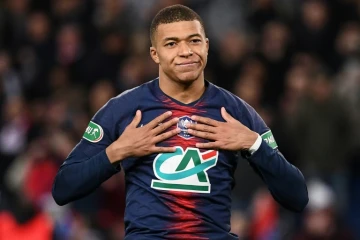 L'attaquant du PSG Kylian Mbappé contre le FC Nantes en demi-finale de Coupe de France le 3 avril 2019 au Parc des Princes