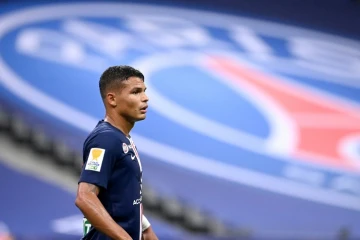 Le capitaine du Paris SG Thiago Silva durant la finale de la Coupe de la Ligue contre Lyon le 31 juillet au Stade de France