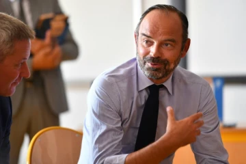 Le Premier ministre Edouard Philippe, avant une semaine marquée notamment par la rentrée scolaire, un séminaire gouvernemental et la réception à Matignon des partenaires sociaux pour la réforme des retraites 