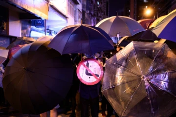 Des manifestants dans les rues de Hong Kong le 6 septembre 2019