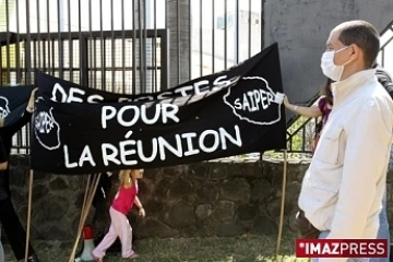 Mercredi 9 septembre 2009 - Manifestation des enseignants du premier degré devant le rectorat (Photo Thomas Vitry)