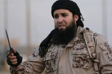 Une photo de Rachid Kassim membre français du groupe Etat islamique tirée d'une vidéo de propagande de l'organisation, dans la province de Nineveh en Iraq, le 20 juillet 2016