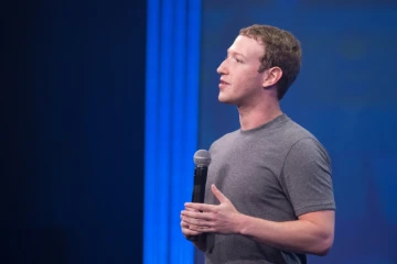 Le patron-fondateur de Facebook, Mark Zuckerberg à San Francisco (Californie), le 25 mars 2015