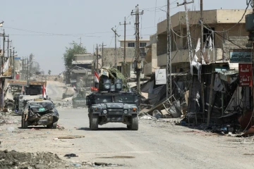 Les forces irakiennes à l'ouest de Mossoul le 17 juin 2017