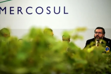 Le ministre brésilien des Affaires étrangères Ernesto Araujo à Bento Goncalves (Brésil), le 4 décembre 2019