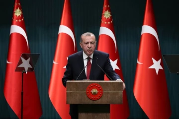 Le président turc Recep Tayyip Erdogan à Ankara, le 18 avril 2018