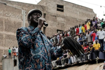 Le leader de l'opposition au Kenya, Raila Odinga, le 13 août 2017, à Nairobi