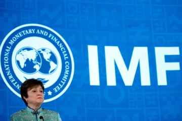 La directrice générale du Fonds monétaire international (FMI), Kristalina Georgieva, le 14 avril 2023 à Washington