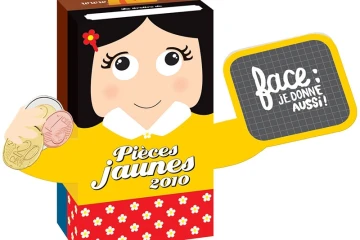 &quot;Face&quot; est la nouvelle ambassadrice de l'opération pièces jaunes 2010, illustration de la nouvelle tirelire