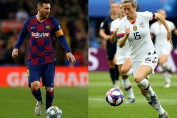 L'Argentin Lionel Messi et l'Américaine Megan Rapinoe, grands favoris du Ballon d'or 2019