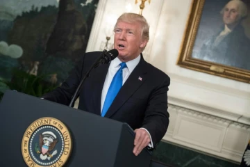 Le président américain Donald Trump, le 14 juin 2017 à la Maison Blanche, à Washington