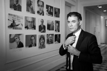 Olivier Faure, ici le 5 avril 2018 est officiellement devenu le 13e premier secrétaire du PS le 7 avril 2018