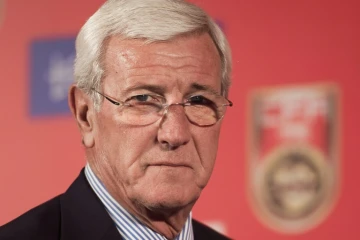 Le nouveau sélectionneur de l'équipe de Chine, Marcello Lippi, le 28 octobre 2016 à Pékin
