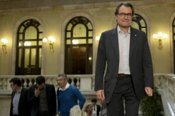 Le président catalan indépendantiste Artur Mas, à Barcelone le 1er octobre 2015