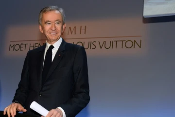 Bernard Arnault, PDG du groupe LVMH, à Paris, le 26 janvier 2017