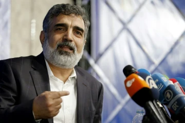 Le porte-parole de l'Organisation iranienne de l'énergie atomique (OIEA), Behrouz Kamalvandi, le 17 juillet 2018 lors d'un point de presse à Téhéran