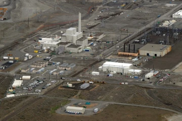 Le site nucléaire le plus contaminé de l'hémisphère occidental à Hanford, Washington, le 21 mars 2017