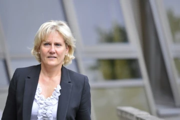 L'eurodéputée Nadine Morano (Les Républicains) à Nancy, le 7 septembre 2015