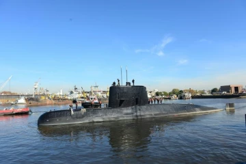 Photo transmise par la marine argentine du sous-marin militaire argentin San Juan en 2014