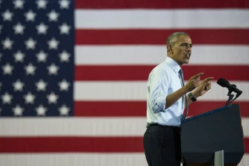 Barack Obama, le 1er novembre 2016 à Columbus (Ohio)