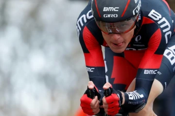 Le Suisse Michael Schär lors du Paris-Nice le 6 mars 2016 à Conflans-Sainte-Honorine 