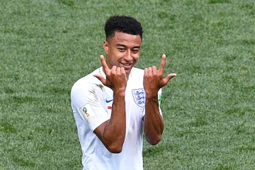 Le milieu de terrain anglais Jesse Lingard vient de marquer contre le Panama, le 24 juin 2018 à Nijni Novgorod