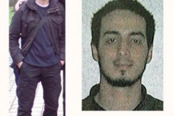 Montage photo de Najim Laachraoui diffusé par la police fédérale belge le 21 mars 2016 à la demande du parquet belge