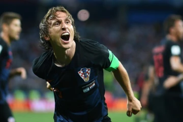 Le capitaine et meneur de jeu de la Croatie Luka Modric, buteur face à l'Argentine à Nijni Novgorod, le 21 juin 2018