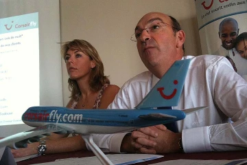 Jeudi 15 avril 2010: conférence de presse d'Olivier Besnard, directeur commercial de Corsairfly