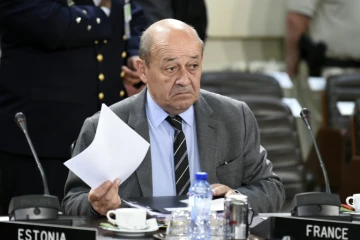 Jean Yves Le Drian le 8 octobre 2015 à Bruxelles