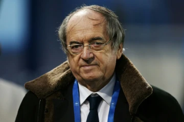 Noël le Graet, président de la FFF, le 15 septembre 2017, lors du match amical entre les Françaises et les Chiliennes au stade Michel D'Ornano de Caen.