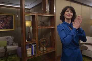 L'actrice et réalisatrice française Sophie Marceau, à Jakarta le 21 mars 2016