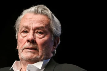 L'acteur Alain Delon, le 19 mai 2019, à Cannes, dans les Alpes-Maritimes