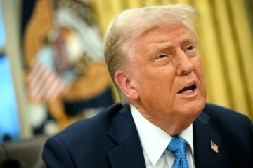 Le président américain Donald Trump devant la presse à Washington, aux Etats-Unis, le 31 janvier 2025