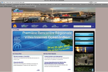 Site internet de la ville du Port