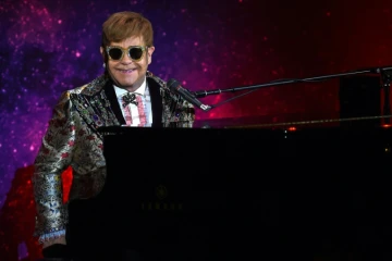 Sir Elton John à New York le 24 janvier 2018