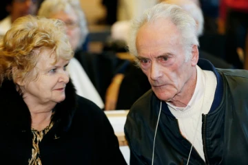 Danièle et Pierre Le Guennec lors de leur procès le 10 février 2015 à Grasse