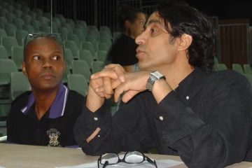 Ismaël Aboudou et Raza Hammadi (à droite) danseur et chorégraphe (Photo D.R.)