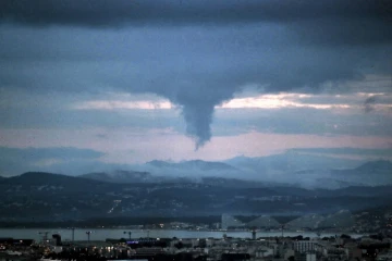 Orage à Nice le lundi 4 juin 2018
