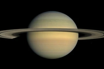 Image fournie par la Nasa le 30 décembre 2008 de Saturne et ses anneaux principaux, photographiés par la sonde Cassini.