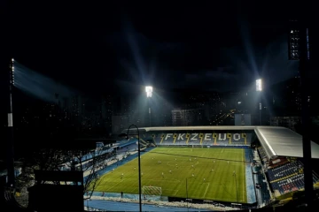 Le stade Grbavica, où évolue le FC Zeljeznicar, le 21 mars 2021 à Sarajevo