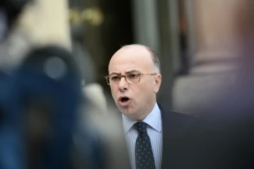 Le ministre français de l'Intérieur Bernard Cazeneuve s'exprime le 22 mars 2016 à l'Elysée